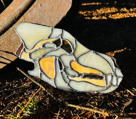 Wolf Skull Suncatcher