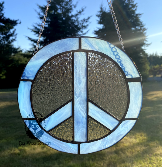 Custom Peace Sign Suncatcher