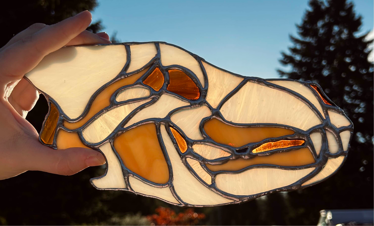 Wolf Skull Suncatcher