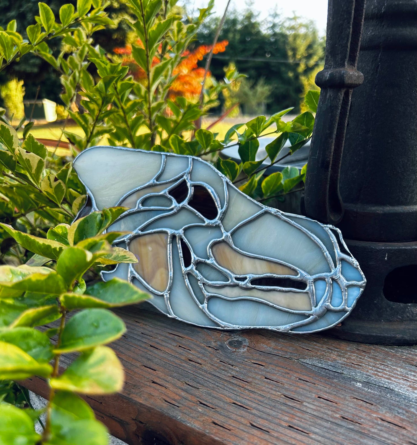 Wolf Skull Suncatcher