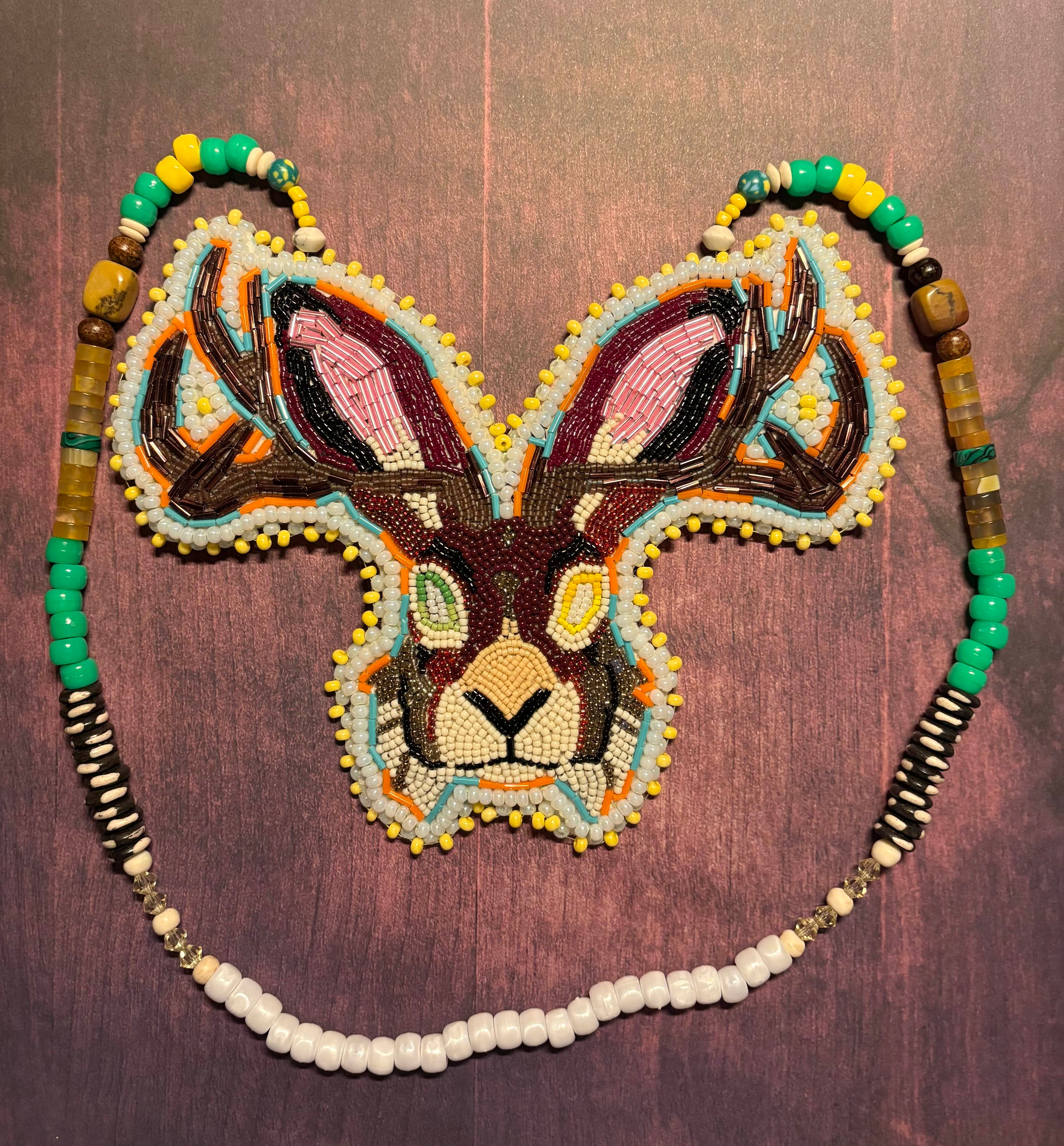 Large Jackalope Medallion