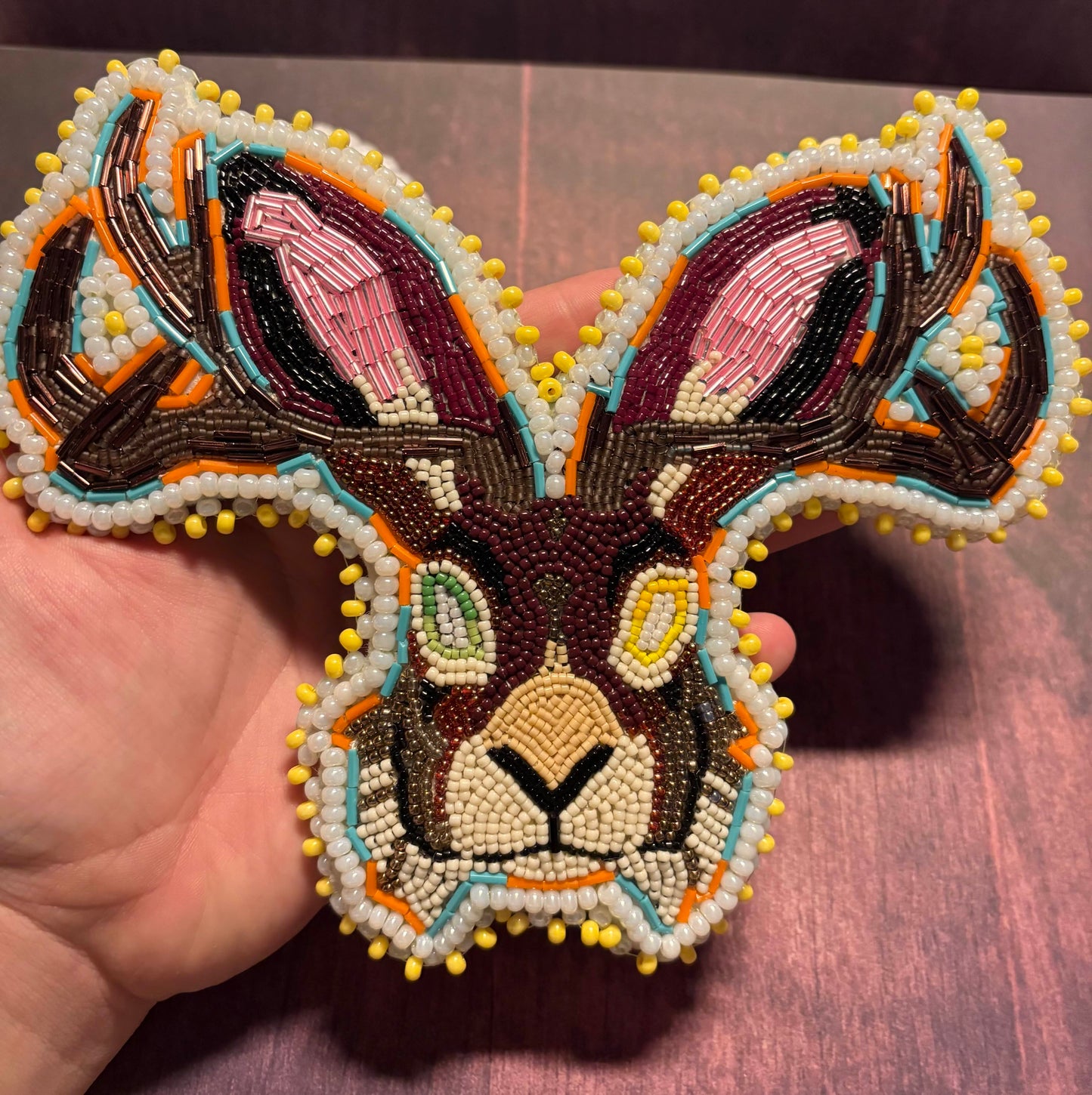 Large Jackalope Medallion