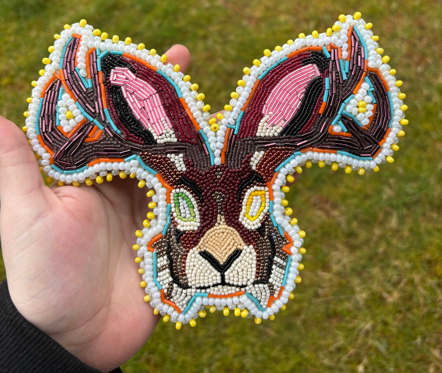 Large Jackalope Medallion