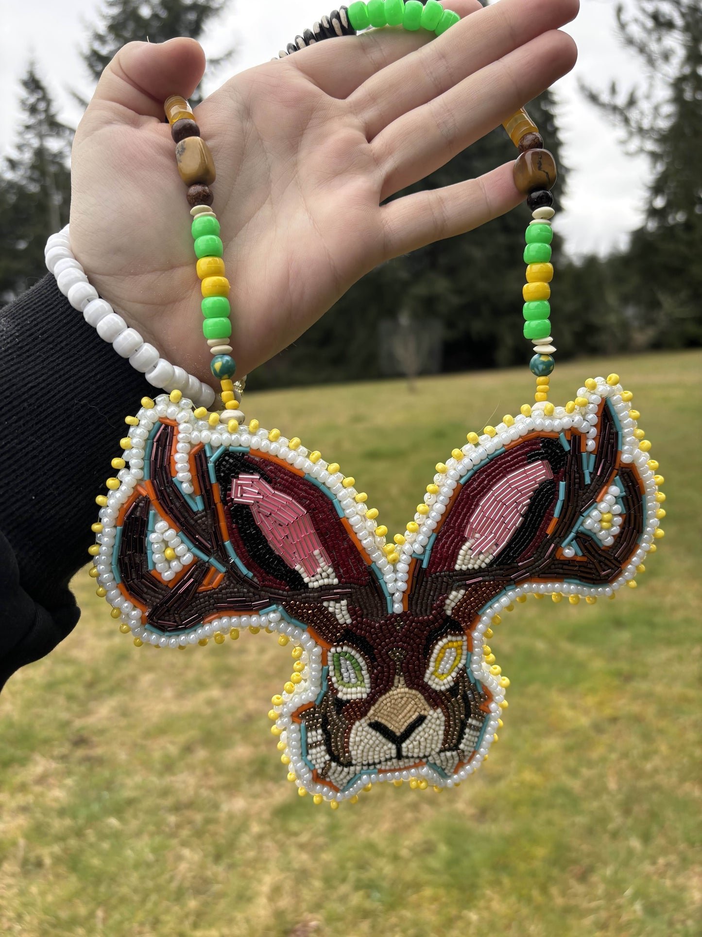 Large Jackalope Medallion