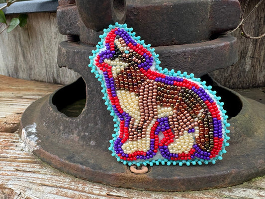 Custom Beaded Animal Brooch/Pin