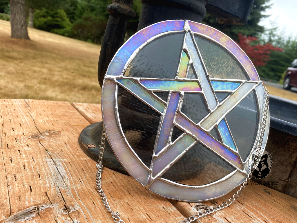 Custom Pentacle Suncatcher