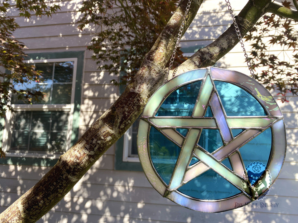 Custom Pentacle Suncatcher
